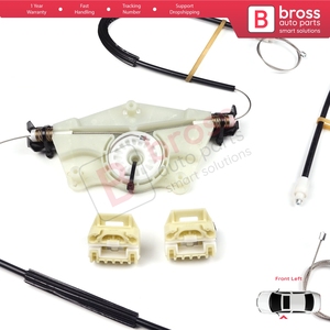 Kit de réparation de lève-vitre électrique BWR421, porte avant gauche pour Leon MK1 1M1 1999-2006 Toledo MK2 1M2 1998-2004 4/5 portes 1M0837461A - Product Image 6