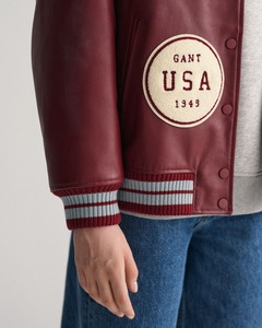 OEM Custom <b>Men's</b> Vintage <b>Baseball</b> Bomber <b>Jacket</b> Fleece Chenille Embroidery Sleeve Letterman Varsity <b>Jacket</b> Windproof Breathable - Product Image 5