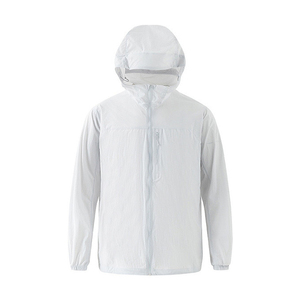 Chaqueta Cortavientos Ligera y Transpirable de Lona para Hombre, con Cuello Alto y Capucha, Impermeable, para Exteriores, Estilo Urbano - Product Image 3