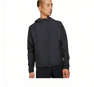 Chaqueta Deportiva Casual para <span class=keywords><strong>Hombre</strong></span> con Cremallera Delantera, Secado Rápido, Cortavientos, con Capucha, Estilo Universitario, para Correr, Atletismo y Entrenamiento - Product Image 6