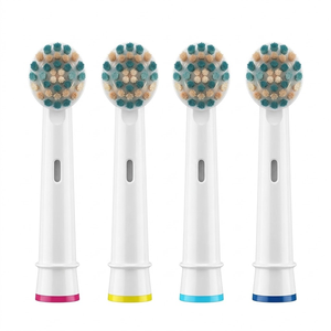 Cabezales de repuesto de cepillo de dientes redondos de baja fricción para protección de mucosa, genéricos, para recambios de cepillos eléctricos Oral-B, venta al por mayor de fábrica. - Product Image 1