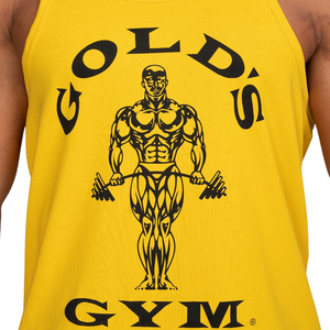 Débardeur musculaire jaune pour homme Golds Gym Débardeur musculaire pour homme Débardeur d'entraînement sans manches pour musculation Vêtement de fitness - Product Image 4