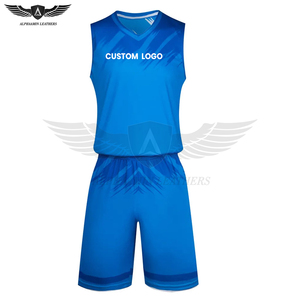 En bleu avec contraste de couleur blanche Taux de gros imprimé sublimé de la plus haute qualité Service OEM Uniforme de volley-ball pour hommes - Product Image 5
