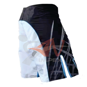 กางเกงขาสั้นเอวยางยืดรัดรูปสำหรับใส่ในยิมสีดำพิมพ์ลายด้วยการระเหิดแบบกำหนดเองพร้อมคุณสมบัติยืด - Product Image 1