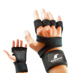 Unisex Neoprene Fingerless Training Gloves Weighted <b>Gym</b> Fitness Workout Sport Gloves for <b>Weight</b> Lifting Training - Product Image 4