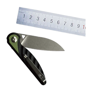 Cuchillo de bolsillo plegable personalizado, diseño elegante con mango G10, cuchillo de caza al aire libre, cuchillo plegable táctico EDC - Product Image 1