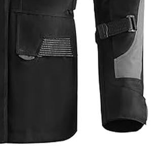 Chaqueta de cuero de talla grande a la moda de alta calidad para hombre, prendas de vestir exteriores transpirables con cierre de cremallera para montar en moto - Product Image 4