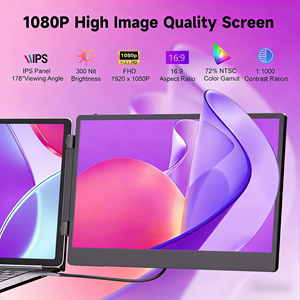 Expédition aujourd'hui : Moniteurs de jeu portables S3 14'' 1080P Full HD 16:9 IPS 60Hz Type-C/USB-A avec haut-parleur intégré Plug-and-Play double - Product Image 2