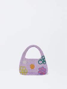 Crafted Embroidery Casual Bag with Strap <b>Belt</b> - Product Image 4