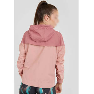 Veste coupe-vent en nylon imperméable avec rayures et ourlet réglable, poches latérales cachées à fermeture éclair, nouveau design personnalisé - Product Image 5