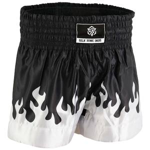 Short de combat de MMA brodé par sublimation personnalisé DTF à séchage rapide léger pour le Kickboxing Muay Thai Gym Training Boxe - Product Image 5
