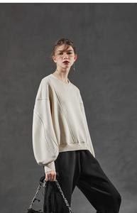 Femmes 2025 conception personnalisée sweat à capuche anti-rides de haute qualité moelleux à manches longues sweat pull haut pantalon de survêtement pour l'hiver - Product Image 2