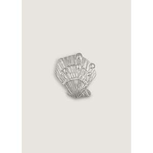 Bandeja para Joyas Hecha a Mano, Única en su Tipo, de Plata de Ley con Diseño de Concha, 181.6g - Product Image 1
