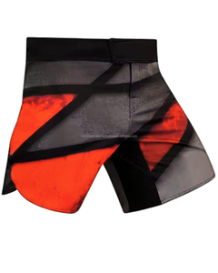 กางเกงฝึกศิลปะการต่อสู้ผู้ชายแบบถัก น้ำหนักเบา ยืดหยุ่น แห้งเร็ว ทนทาน พร้อมเอวยางยืด แบบกางเกงขาสั้น MMA - Product Image 1