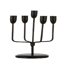 Venta caliente 2025 candelabro de Metal para decoración de Navidad diseño antiguo candelabro de Metal para el hogar Hotel y mesa decorativa - Product Image 5