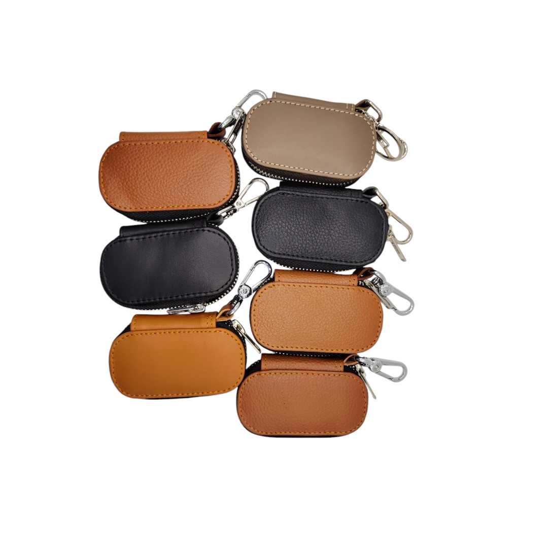 Premium Designer Universal Car Key Accessories - Custom Logo Genuine Leather Keys Holder