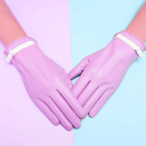 Wholesale Price Top Quality Personalized Leather Fashion <b>Gloves</b> Customized Breathable Leather Fashion <b>Gloves</b> For Sale - Product Image 4