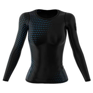 2025 femmes chemises de Compression vêtements de sport Polyester Spandex mélange chemises de Compression avec Logo personnalisé & Design - Product Image 1