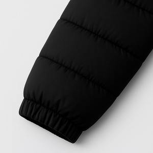 Chaqueta Acolchada con Capucha, Entallada, Unisex, con Logotipo Personalizado al por Mayor |   Chaqueta Cortavientos de Lona con Forro Grueso de Algodón - Product Image 3