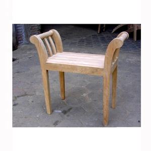 เก้าอี้ไม้สักไม้เนื้อแข็งอเนกประสงค์ทันสมัยสำหรับใช้ในร่ม/กลางแจ้งเฟอร์นิเจอร์ยุโรปสำหรับสวนลานสวนสวนสวนภายนอกอาคารโรงแรม - Product Image 4