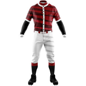 Uniformes de Béisbol y Sóftbol para Adultos 2026, Conjuntos Personalizados de Camisetas y Pantalones Transpirables de Poliéster/Algodón con Impresión por Sublimación - Product Image 2