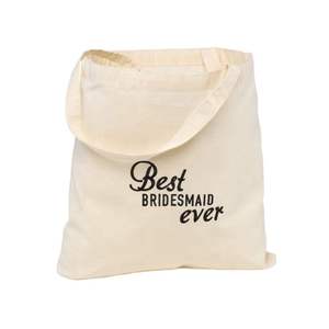 Bolso de mano de algodón ecológico de moda elegante reutilizable 100% puro algodón de lona bolsas de compras para la venta - Product Image 1