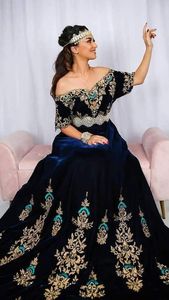 Caftán DE BODA DE MODA PARA embellecedor con cuentas de cristal, piedra de cristal y DABKA, trabajo en tela de terciopelo para boda @ 2022 - Product Image 2