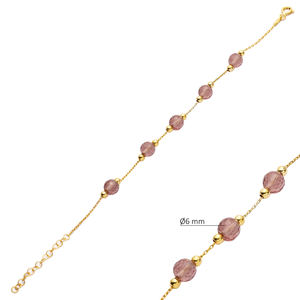 Wholesale Elegant Sultanite Stone <b>Charm</b> <b>Bracelet</b> Turkish 925 Silver Handmade Jewelry for Women <b>Bracelet</b> - Product Image 2