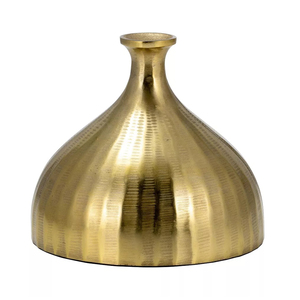Jarrón de Flores Hecho a Mano de Metal Pulido con Diseño Costero para Decoración de Mesa Vintage, Bodas, Eventos en el Hogar, Ambiente y Estilo de Vida - Product Image 6