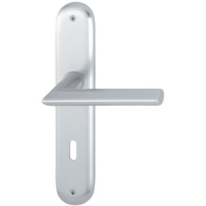 Stockholm 1140/273P Aluminium F1 OB 72 mm DIN Gauche/Droite HOPPE Kit de Plaques Longues pour Tringles à Rideaux, Rails et Accessoires - Product Image 1