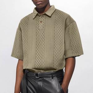 Estilo muy único algodón transpirable temporada 100% algodón 220 Gsm logotipo personalizado de punto manga corta Polo - Product Image 1