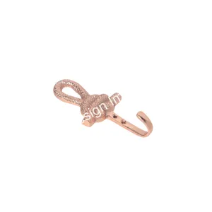 Rose Gold Color Metal Wall Hook Eco friendly In Use Wall mounted New Decorative Design Kitchen Wall uses Classical Hanger Hook