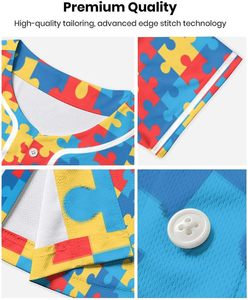 Maillots de baseball personnalisés OEM, ensemble chemises et pantalons de baseball, vente en gros d'uniformes sportifs de baseball classiques et vintage - Product Image 4