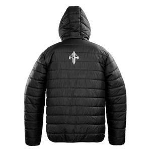 Chaqueta acolchada con cremallera estampada transpirable de poliéster 100% nueva chaqueta de invierno con logotipo personalizado más vendida de ATLANTIC - Product Image 4