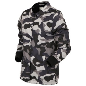 Custom Design Men's Coaches Jacket Blank Custom Logo Men's Coaches Jacket Plain Black Windbreaker Jacket for man - Product Image 5