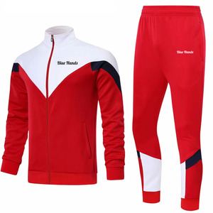 Gran oferta, chándal de entrenamiento deportivo de algodón 100% para hombre, logotipo personalizado transpirable, gimnasio, cremallera frontal de gran tamaño, logotipo personalizable - Product Image 1