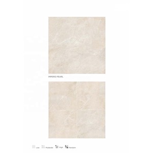 Vistaar Imperio Pearl 1200x1200mm Azulejos de losa de porcelana brillante Suelo de superficie veteada de Indian Factory - Product Image 4
