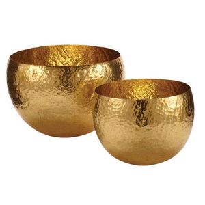 Bol à bougie design ambré de haute qualité pour mariage bol à bougie de table bocaux en or pot à bougie unique en métal - Product Image 3