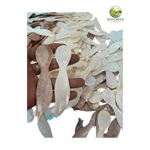Cuchara Ecológica de Concha Natural Madreperla con Baño de Oro Rosa, Diseño de Lujo con Mango Largo para Degustación de Caviar, Alta Calidad - Product Image 5