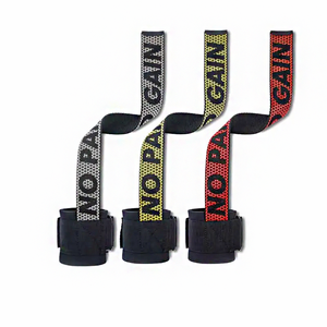 สายรัดยกออกกำลังกายสายรัดข้อมือนีโอพรีนเสริมโลโก้ออกแบบได้ตามต้องการ - Product Image 1