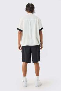 Pantalones Cortos Cargo de Pana Transpirables para Hombre, Estilo Verano, con Logotipo Estampado, para Deportes, Trotar, Aire Libre, Casuales, Lisos - Product Image 6