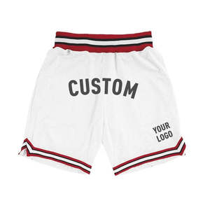 Pantalones cortos deportivos de malla fina de baloncesto para hombre, pantalones cortos transpirables para correr, entrenamiento de baloncesto, pantalones cortos de baloncesto OEM con logotipo - Product Image 1