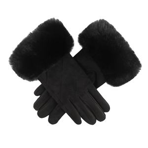 Guantes de Motocicleta de Piel de Oveja Genuina para Mujer, al por Mayor, Resistentes al Viento, Cálidos para Invierno, con Forro de Piel Auténtica, 2026 - Product Image 2