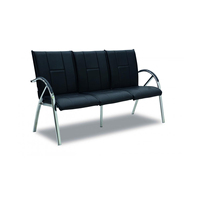 Chaises en métal, chaise d'attente pour hôpital, clinique, bureau, réception, station de travail, meubles, dossier haut ergonomique
