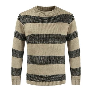 Contrast Color OEM Custom Made 100% Cotton Men's <b>Pullover</b> <b>Sweaters</b> with Front Logo - Product Image 6