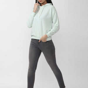 Sudadera Larga de Invierno para Mujer de Alta Calidad, Impresión Personalizada, 100% Algodón Felpa, MOQ Bajo, Venta al Por Mayor - Product Image 3