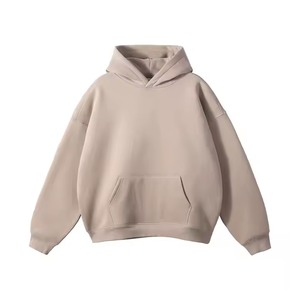 Custom Logo Men's Heavy Weight Oversized Hoodies & Sweatshirts 100% Organic Cotton <b>Thick</b> <b>Fleece</b> for Winter - Product Image 2