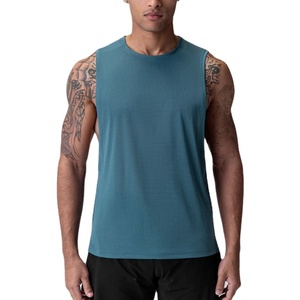 เสื้อกล้ามผู้ชายดีไซน์ใหม่สำหรับฤดูร้อน ผ้าสเตรช คอกลม ตัดเย็บแบบเวสต์ เหมาะสำหรับวิ่ง ออกกำลังกายกลางแจ้ง แฟชั่น ระบายอากาศได้ดี ทรงหลวม แห้งเร็ว - Product Image 5