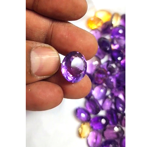 86ชิ้นพลอยสีม่วงธรรมชาติ10มม. ถึง20มม. พลอยรูปไข่986 CTS Lot iroc ขายคุณภาพสูง katela อัญมณีหลวมตัด $เรา237 - Product Image 3