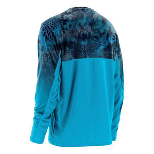 Quick Dry Fishing Sun Protection Shirt Sports Lightweight Tops Rash Guard Men's Upf 50+ Long Sleeve Plus Size <b>Tshirt</b> Summer - Product Image 2